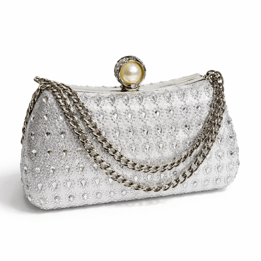 Večernja torbica s bisernom kopčom - SAMO KLIKNI