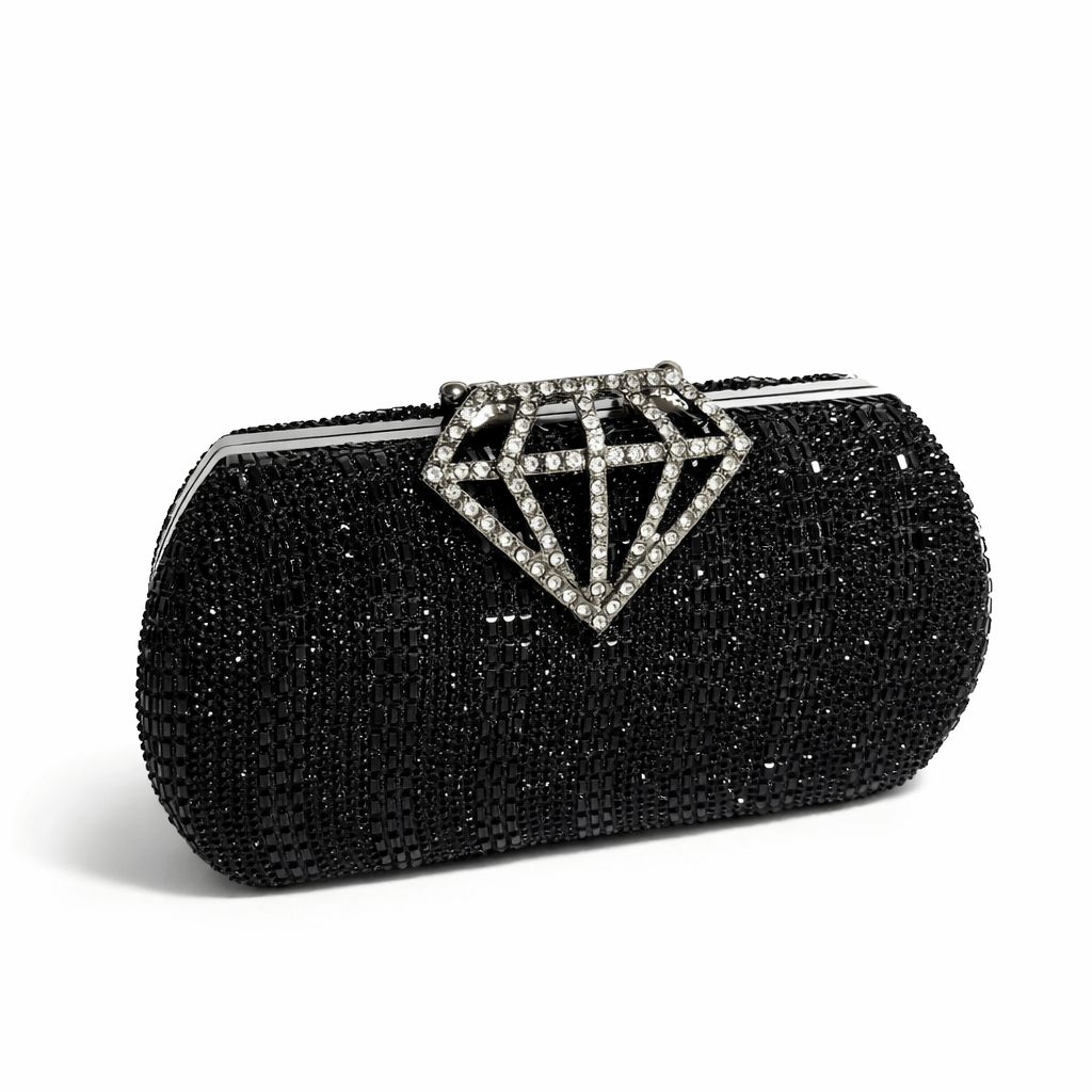 Večernja Torbica s Kristalnim Detaljima - SAMO KLIKNI