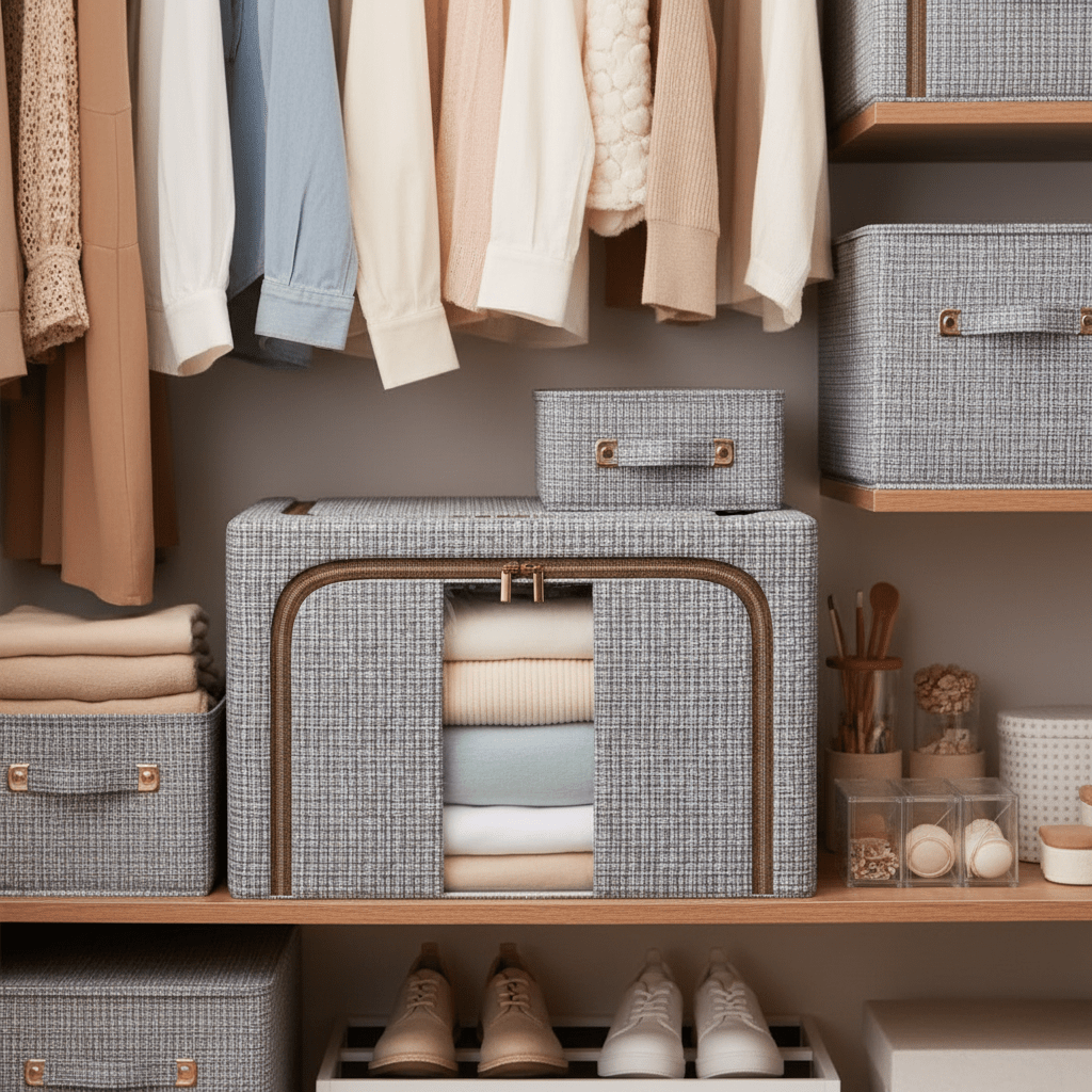 Velika Sklopiva Kutija za Odlaganje – Kućanstvo – Univerzalna – slika 4