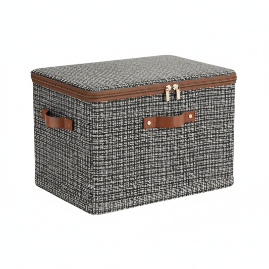 Veliki Sklopivi Spremnik za Odjeću i Stvari – Kućno skladištenje – Ekstra Velika Duboko Siva – slika 1