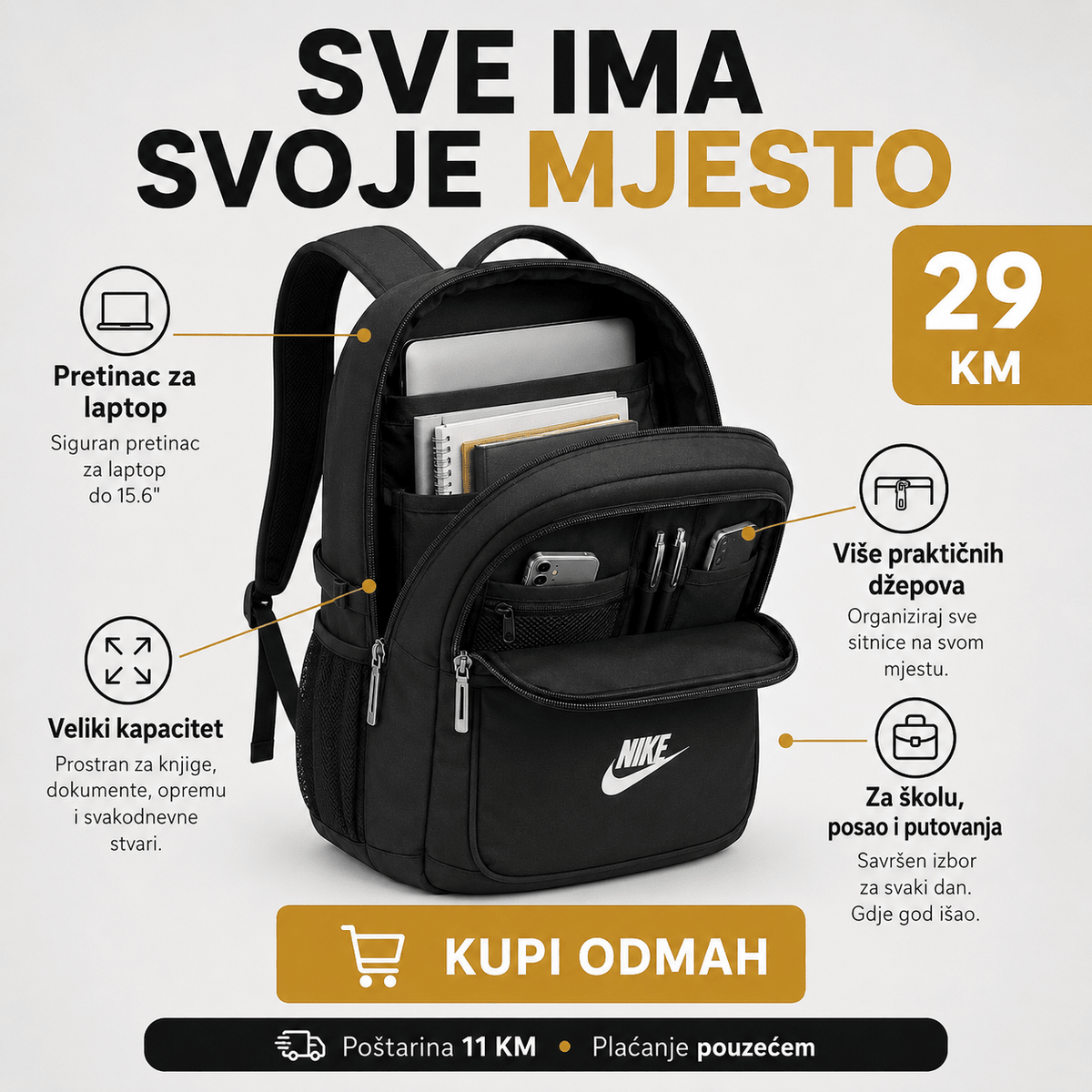 Veliki Višenamjenski Ruksak – – – slika 2