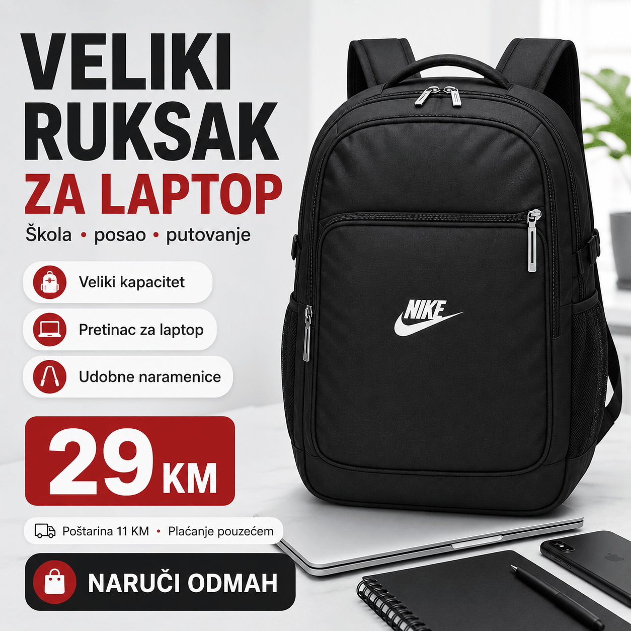 Veliki Višenamjenski Ruksak – – – slika 7