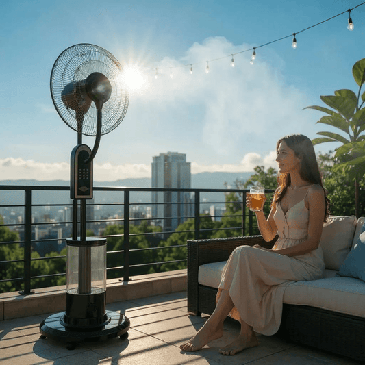 Ventilator s Raspršivačem Magle - SAMO KLIKNI