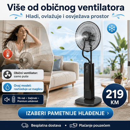 Ventilator s Raspršivačem Maglice – – – slika 3