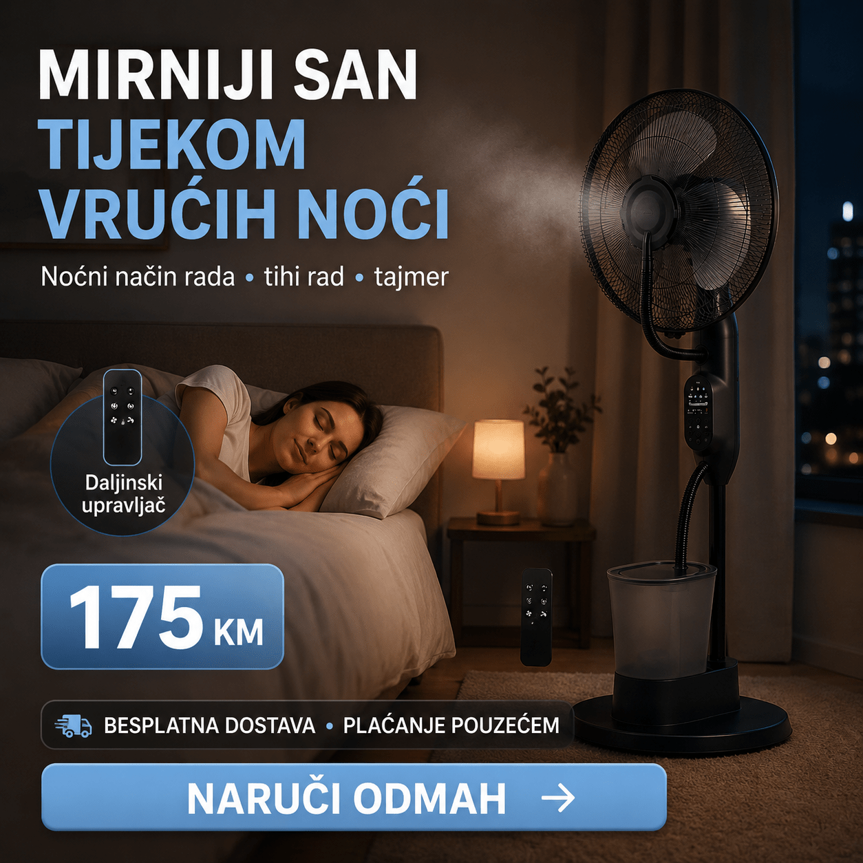 Ventilator s Raspršivačem Maglice – – – slika 7