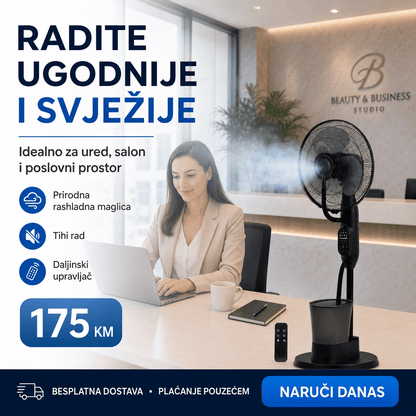 Ventilator s Raspršivačem Maglice – – – slika 6