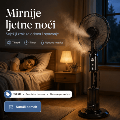 Ventilator s Raspršivačem Maglice – – – slika 4