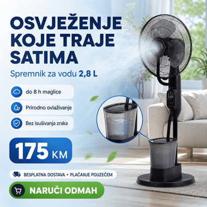 Ventilator s Raspršivačem Maglice – – – slika 3