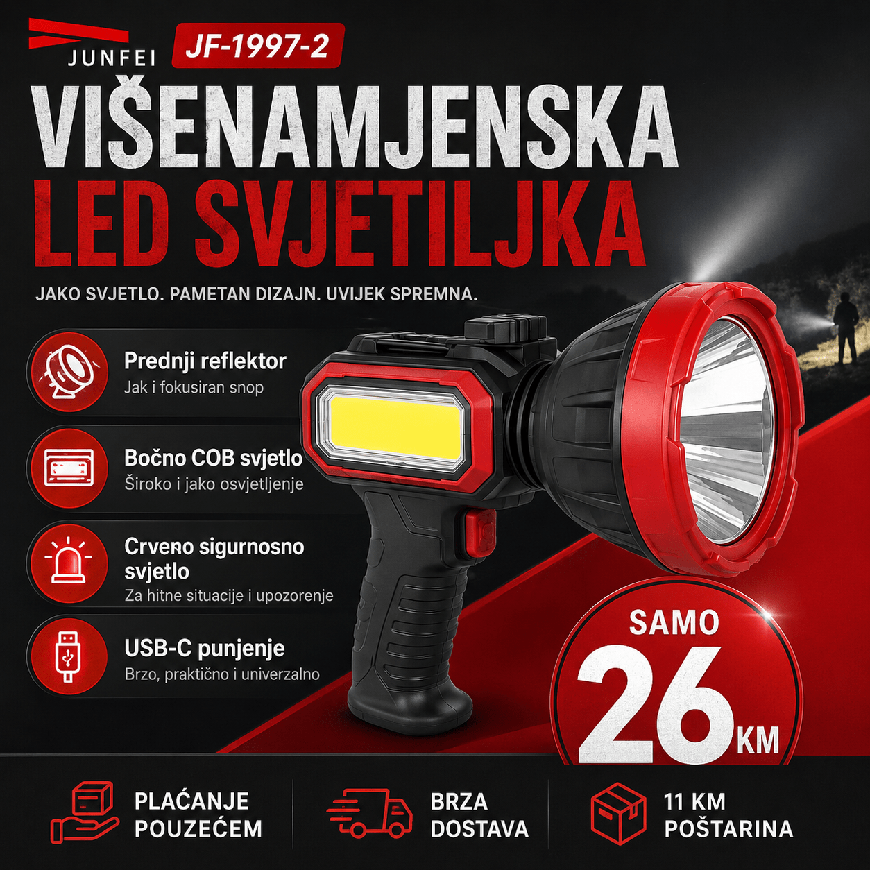 Višenamjenska LED Svjetiljka – – – slika 4