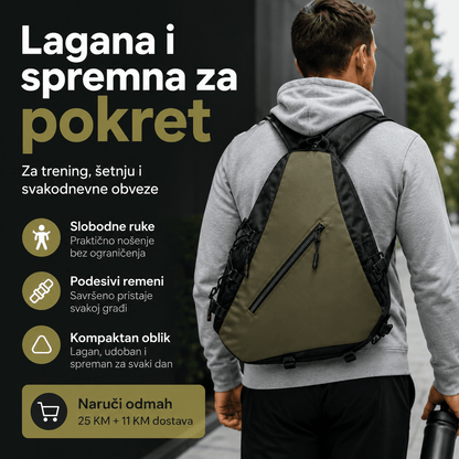 Višenamjenska sportska torba 2u1 – Torbe i ruksaci – Tamnosiva – slika 6