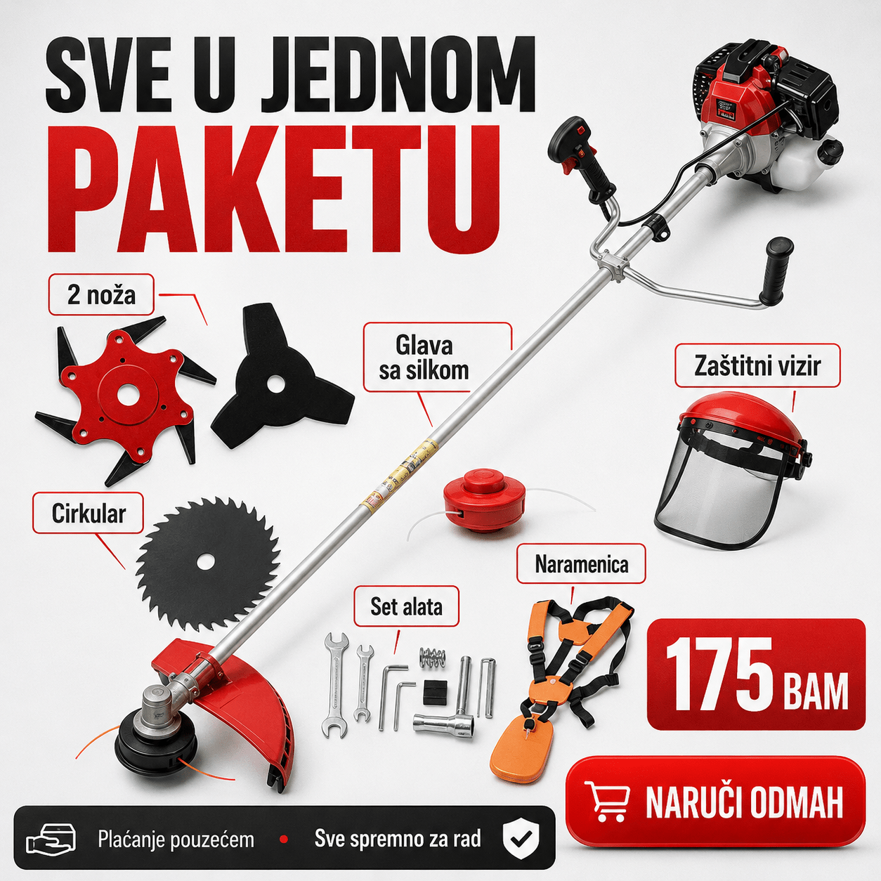 Višenamjenski Trimer Straus Austria 5.2 KS – – – slika 2