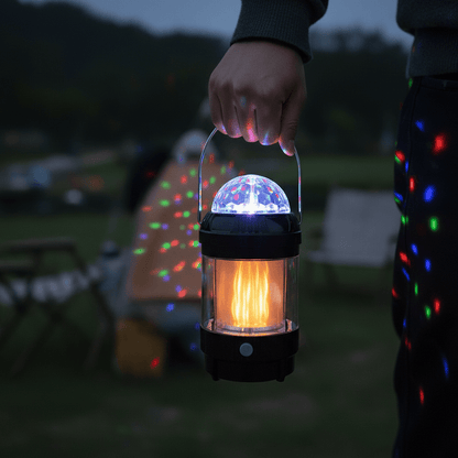 Višenamjerna LED Lampa s Efektom Plamena – Rasvjeta i Lampe – Srebrna Univerzalna – slika 6