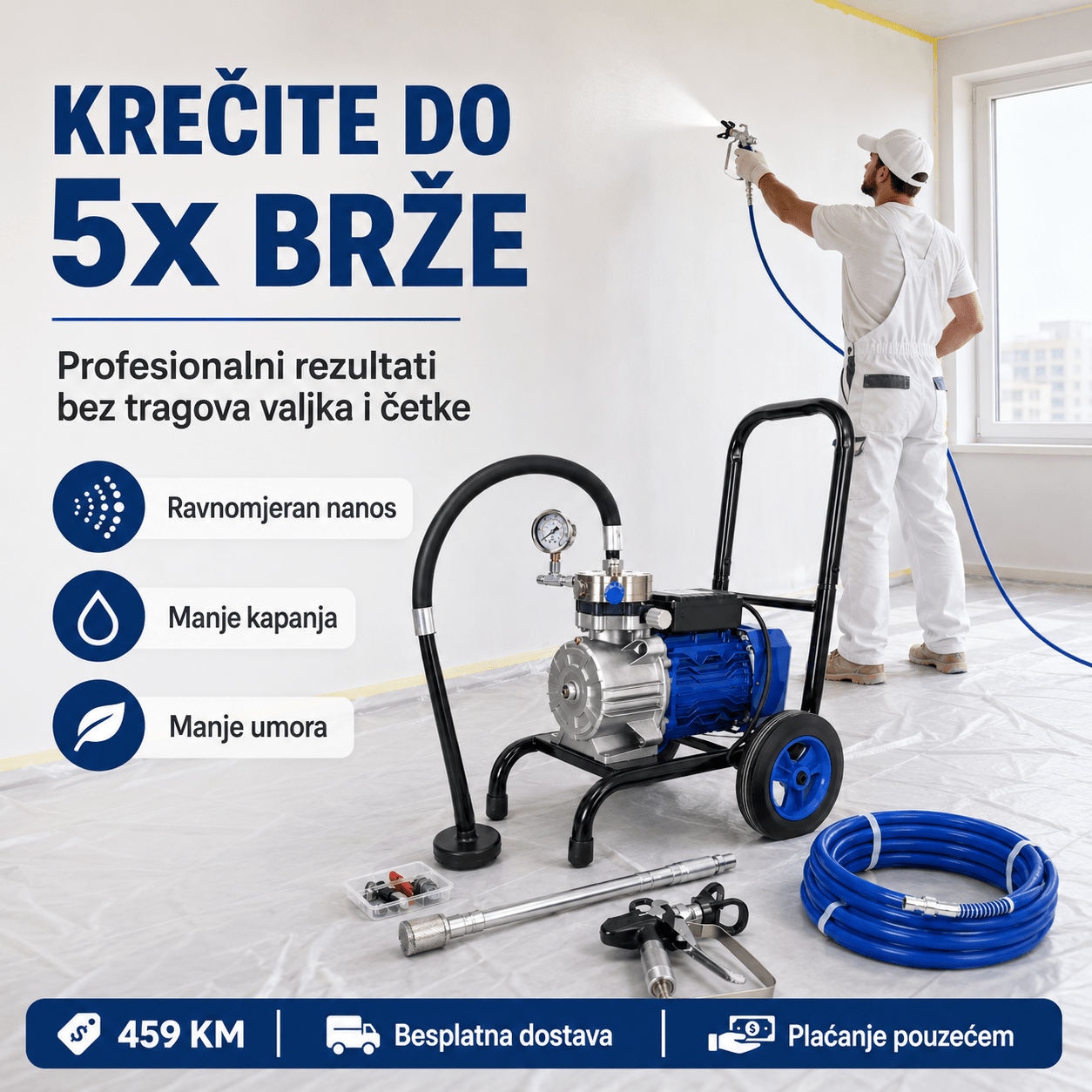 Visokotlačni Uređaj za Krečenje – – – slika 2
