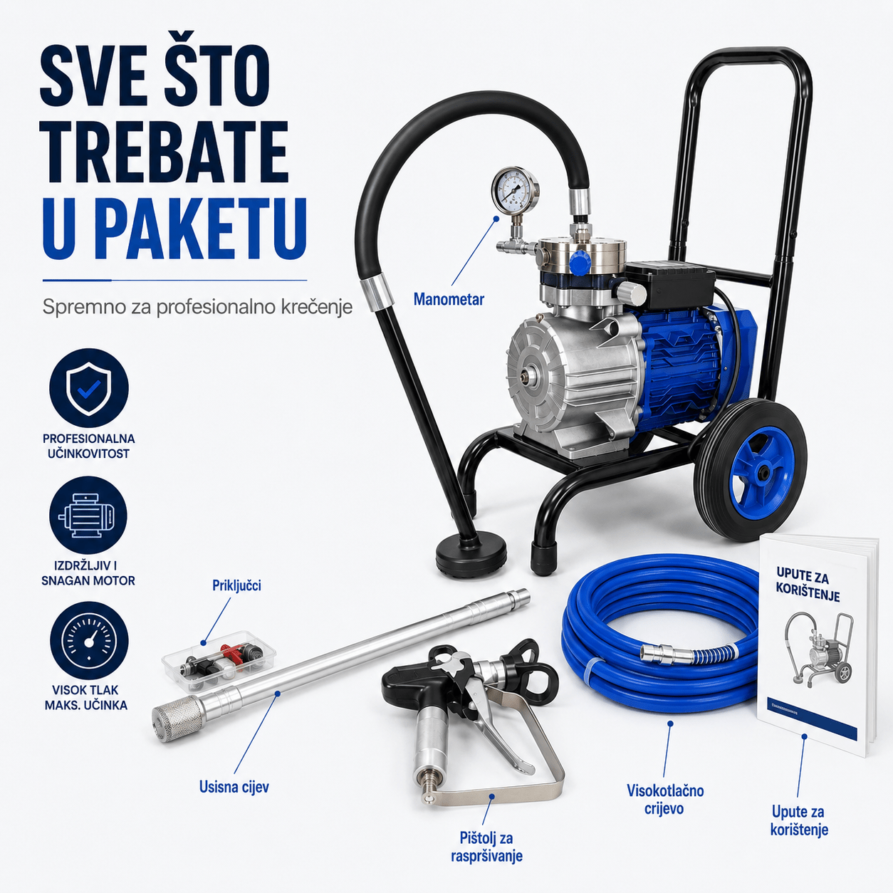 Visokotlačni Uređaj za Krečenje – – – slika 5