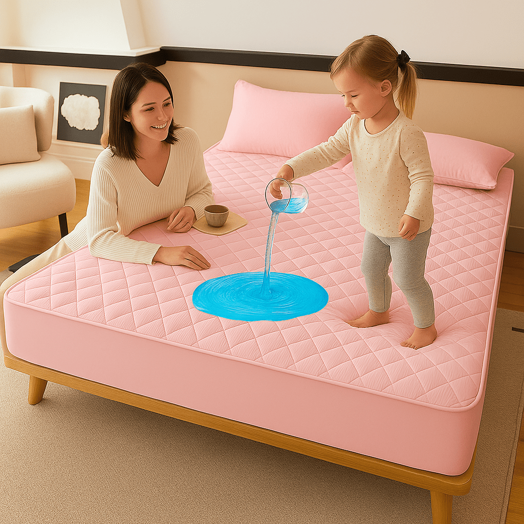 Vodonepropusni Set Navlaka + 2 Jastučnice - Vodonepropusni Set Navlaka + 2 Jastučnice – – Siva 180x200 cm – slika 14