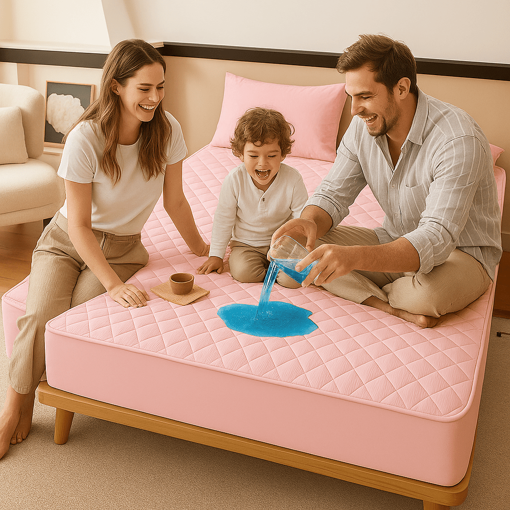 Vodonepropusni Set Navlaka + 2 Jastučnice - Vodonepropusni Set Navlaka + 2 Jastučnice – – Siva 180x200 cm – slika 15