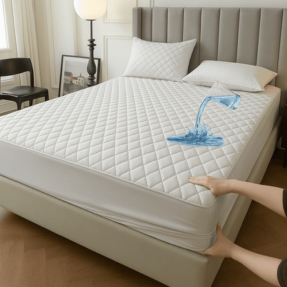 Vodonepropusni Set Navlaka + 2 Jastučnice - Vodonepropusni Set Navlaka + 2 Jastučnice – – Bijela 180x200 cm – slika 3