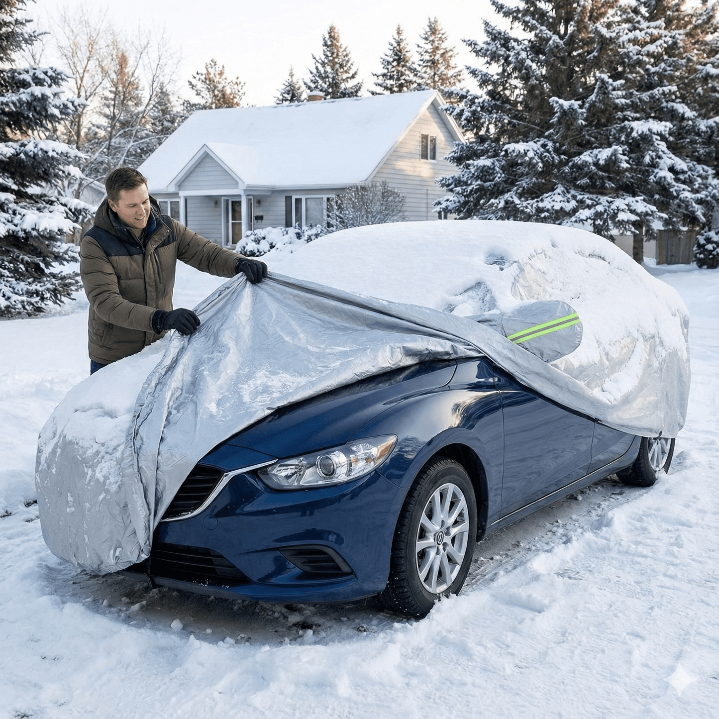Vodootporne cerade za automobile – – Veličina L: 470cm x 180cm x 150cm – slika 1