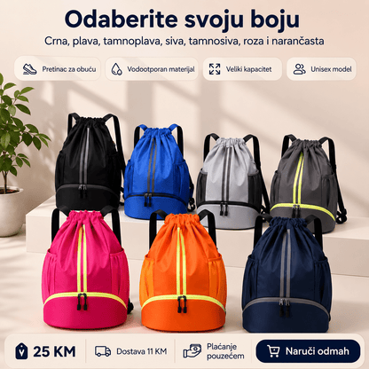 Vodootporni Sportski Ruksak – – Plava – slika 5