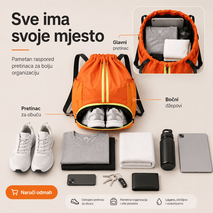 Vodootporni Sportski Ruksak – – Plava – slika 6