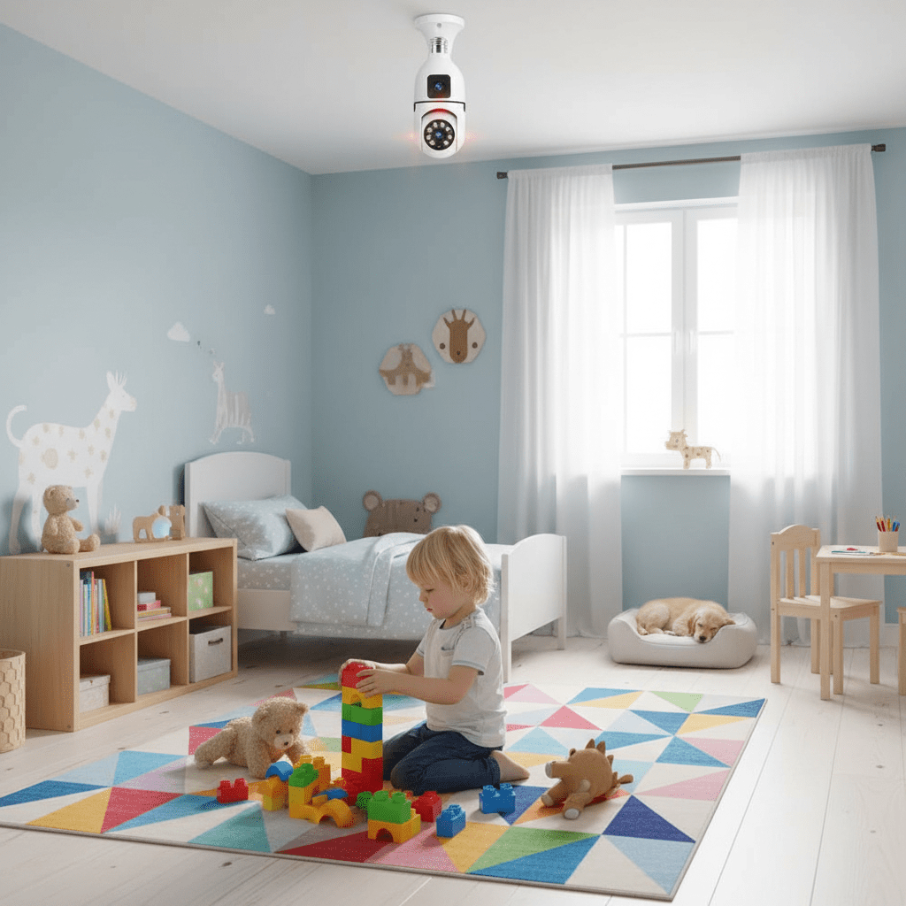 WiFi Sigurnosna Kamera u Sijalici – Sigurnosne kamere – Univerzalna Bijela – slika 10