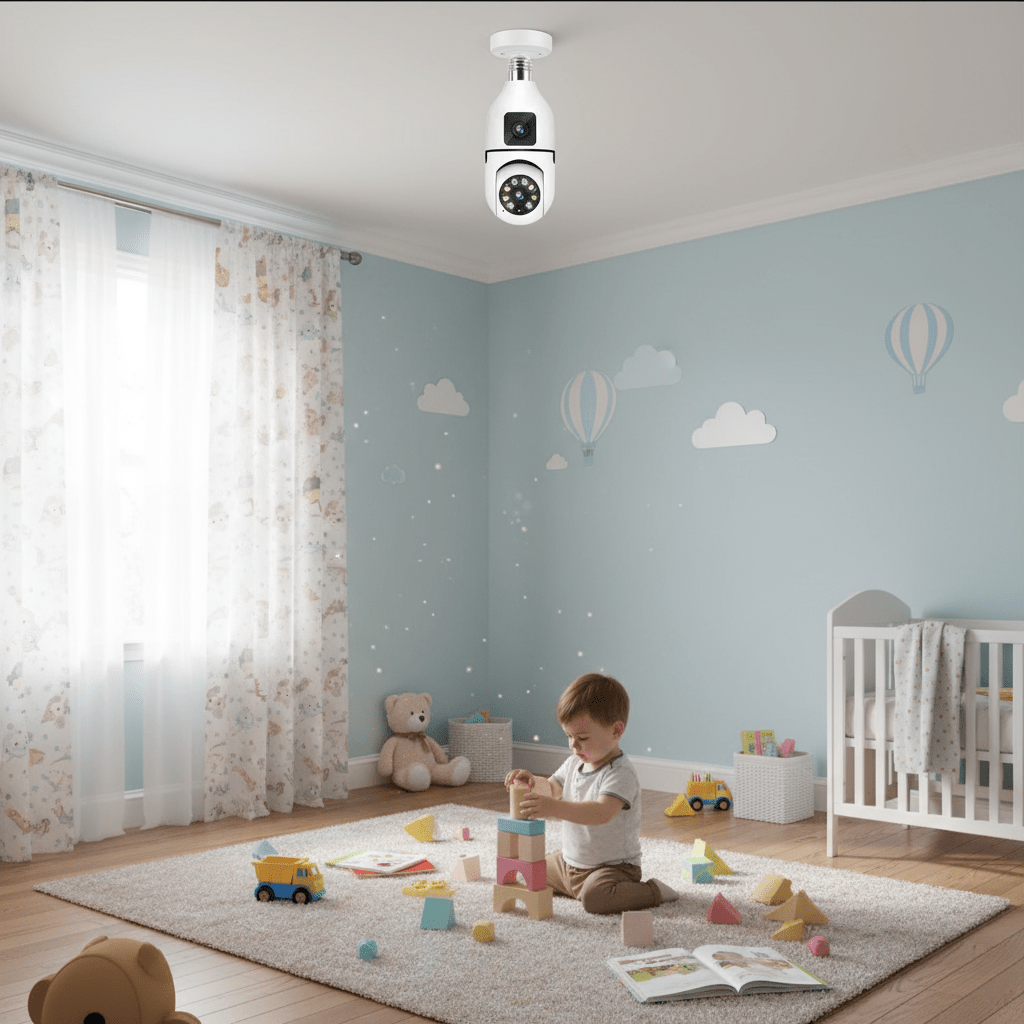 WiFi Sigurnosna Kamera u Sijalici – Sigurnosne kamere – Univerzalna Bijela – slika 5