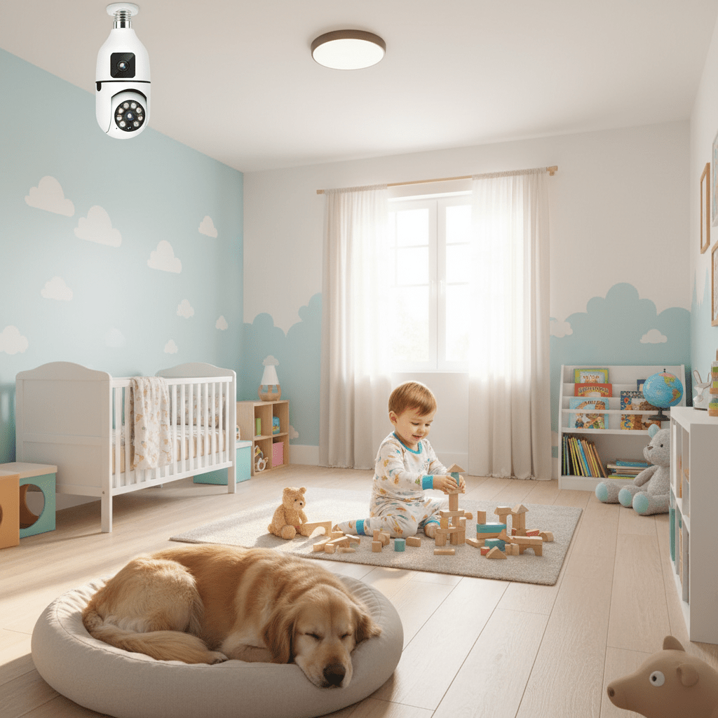 WiFi Sigurnosna Kamera u Sijalici – Sigurnosne kamere – Univerzalna Bijela – slika 15