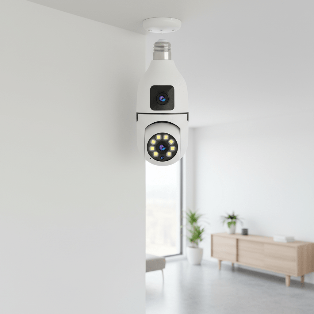 WiFi Sigurnosna Kamera u Sijalici – Sigurnosne kamere – Univerzalna Bijela – slika 1