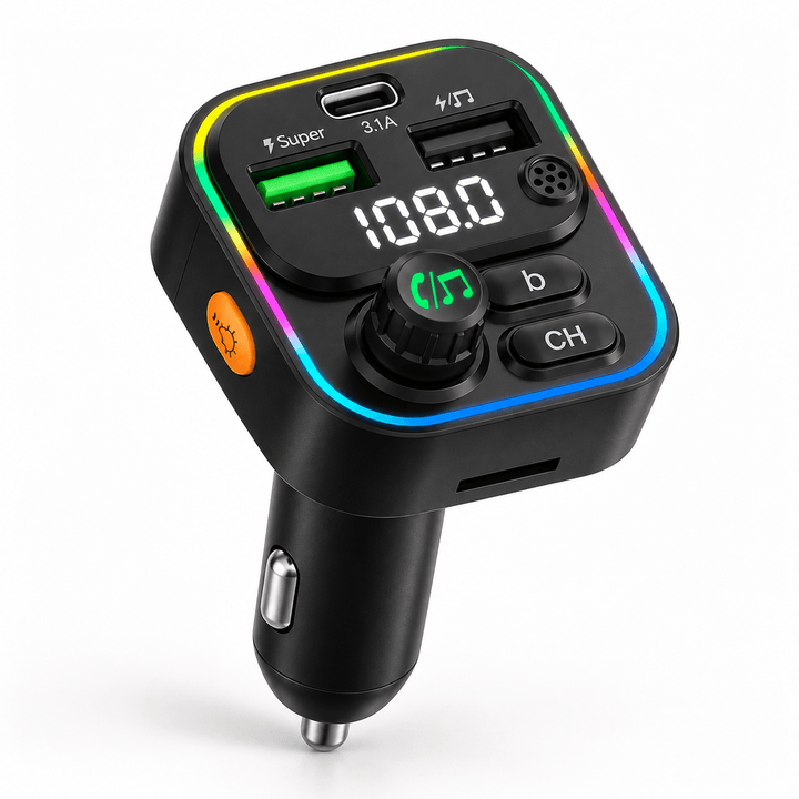 X29 auto FM modulator s USB-C i dva USB priključka