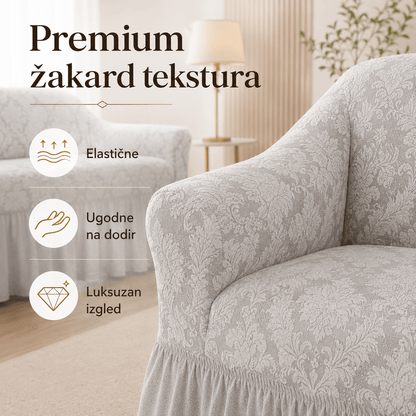 Žakard Navlake Za Trosjed, Dvosjed i Fotelju – – – slika 4