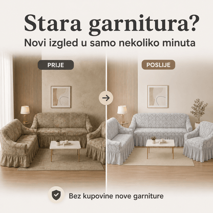 Žakard Navlake Za Trosjed, Dvosjed i Fotelju – – – slika 8