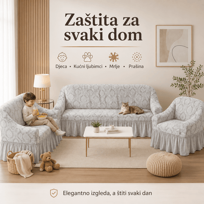 Žakard Navlake Za Trosjed, Dvosjed i Fotelju – – – slika 5