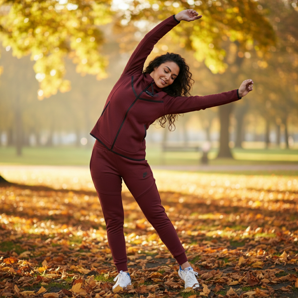 Ženska Bordo Trenerka – Ženska Trenerka – M Bordo – slika 3