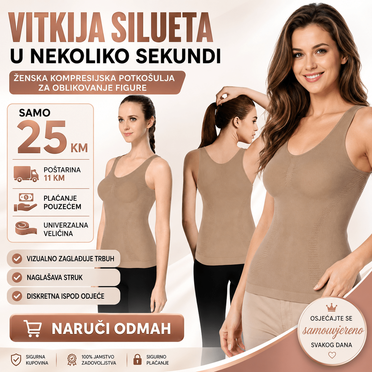 Ženska Potkošulja za Oblikovanje Figure – – – slika 7