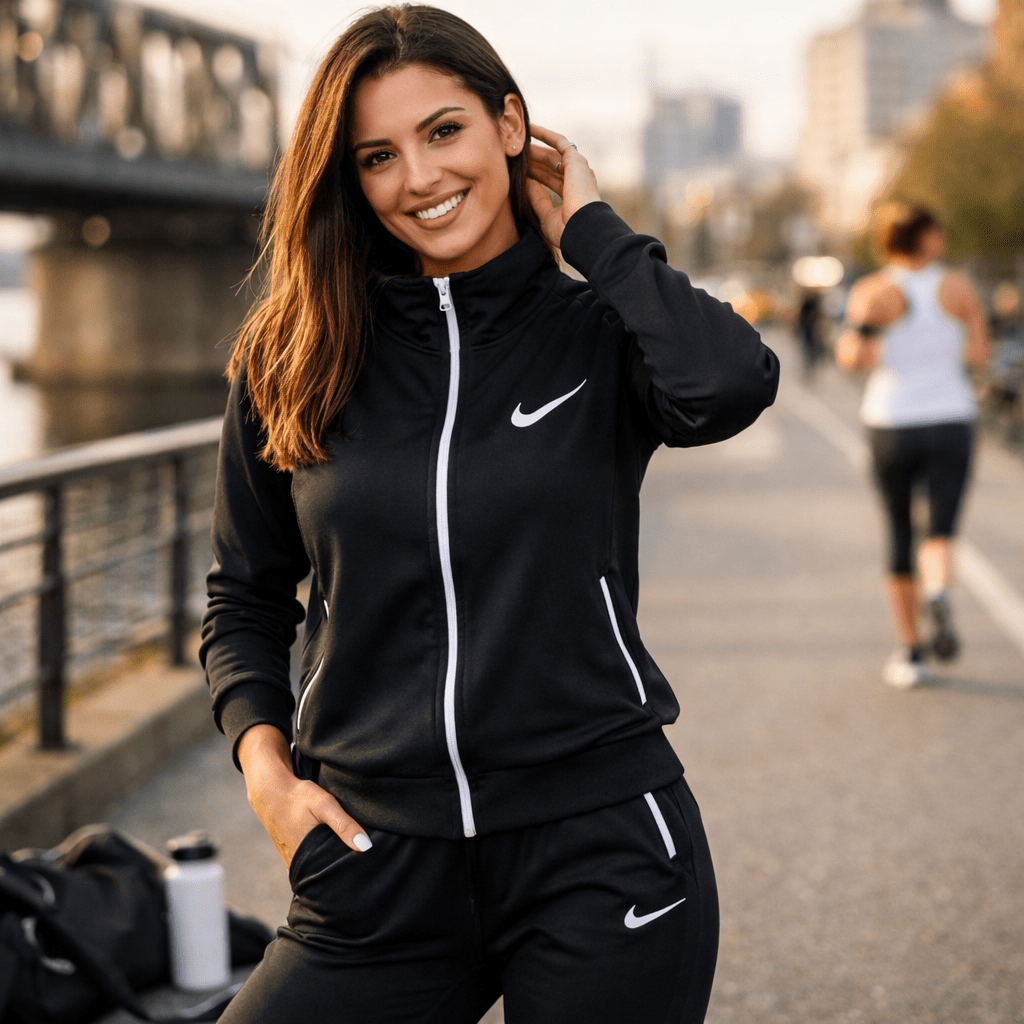 Ženska premium trenirka – – S Crna – slika 2