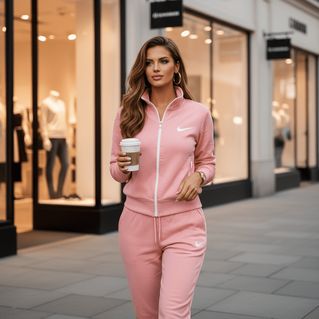 Ženska premium trenirka – – S Roza – slika 9