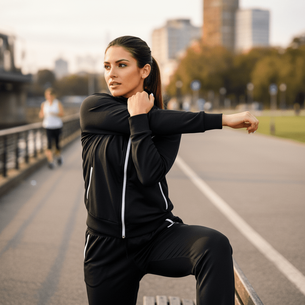 Ženska premium trenirka – – S Roza – slika 14