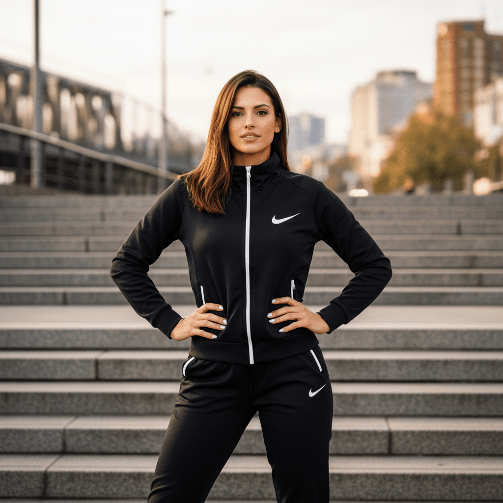 Ženska premium trenirka – – S Roza – slika 17