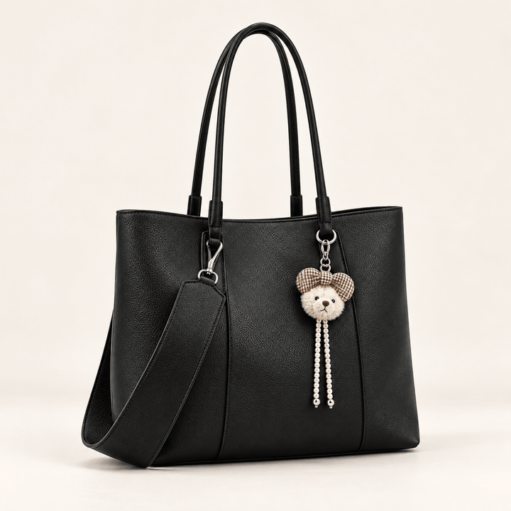 Ženska shopper torba s privjeskom 36036
