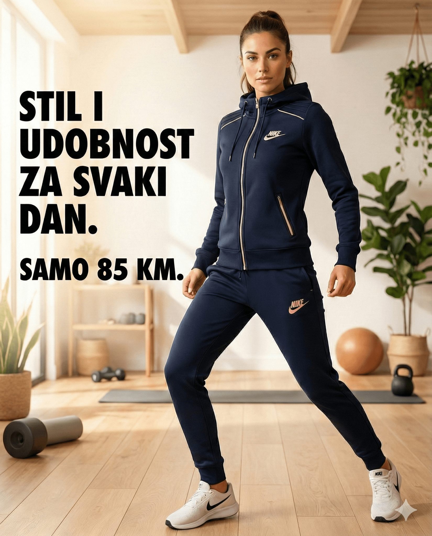 Ženska sportska trenirka – – S – slika 1