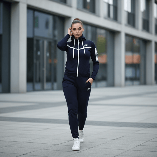 Ženska Sportska Trenirka - Tamnoplava – Ženske Trenirke – M Tamnoplava – slika 1