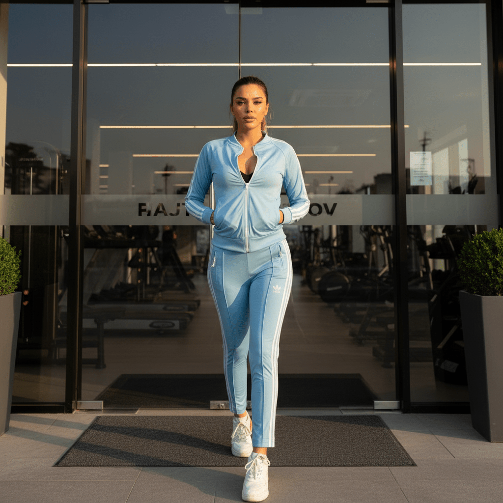 Ženska Svijetloplava Trenerka – Trenerke – S Svijetloplava – slika 5