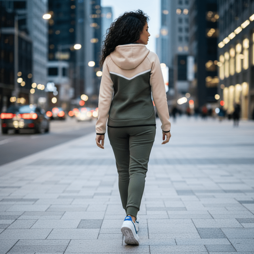 Ženska Trenerka Kaki/Bež – Ženska odjeća – S Kaki/Bež – slika 5