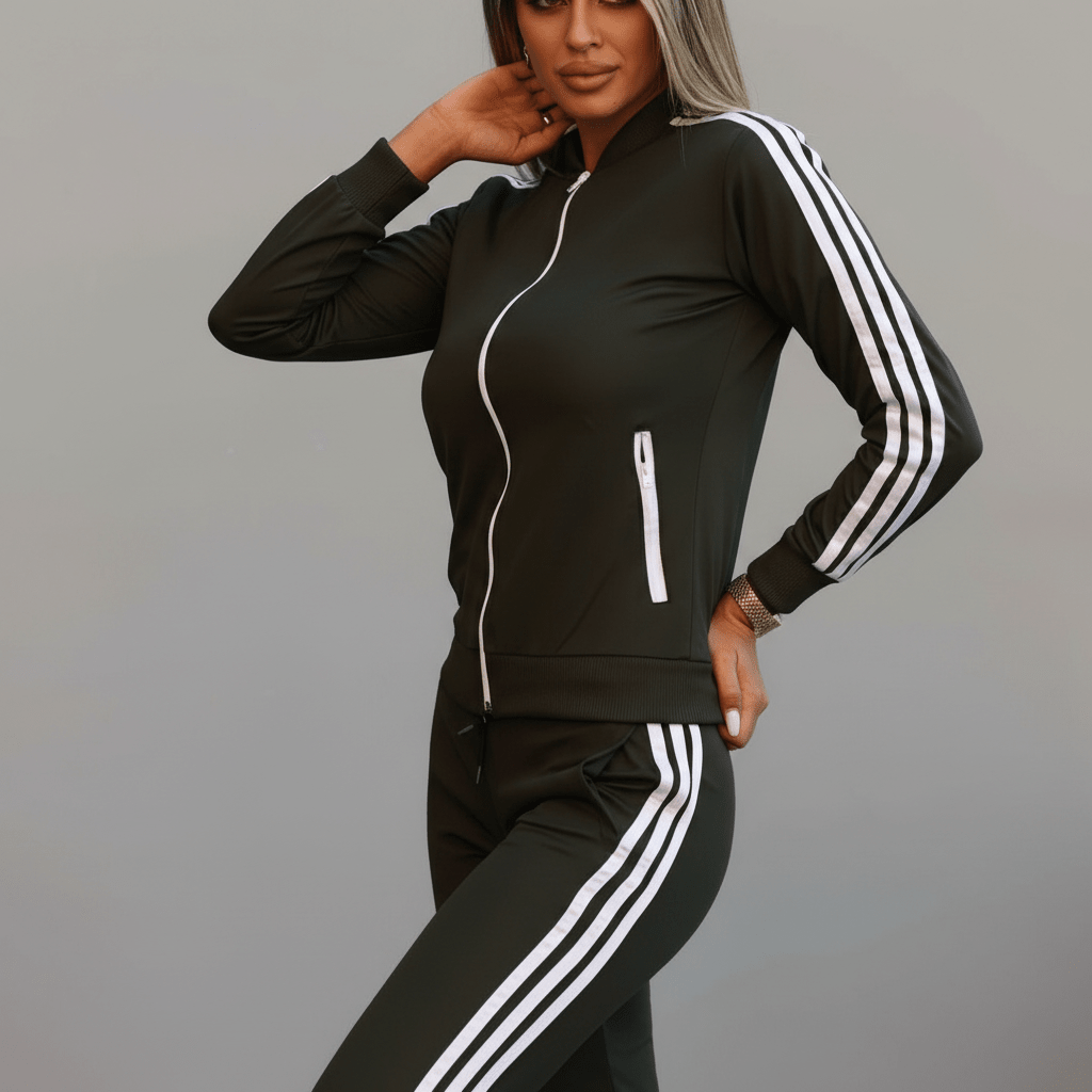 Ženska Trenerka Komplet – Trenerke – S Crna – slika 2