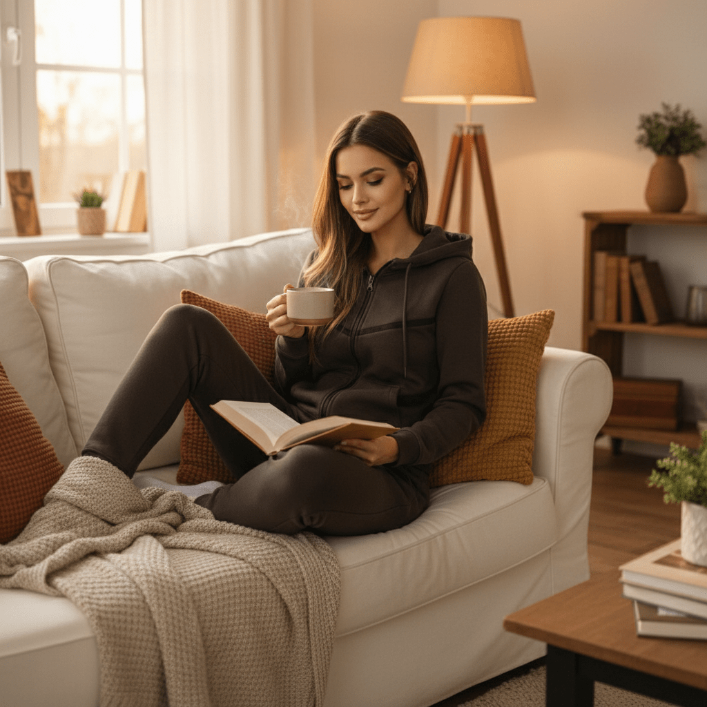 Ženska Trenerka - Tamno Smeđa – Ženska Trenerka – Tamno Smeđa S – slika 4