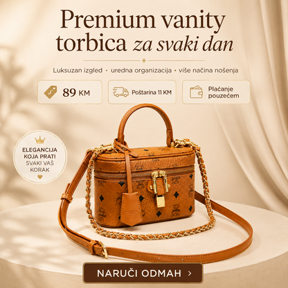 Ženska premium vanity torbica, cijena 89 KM