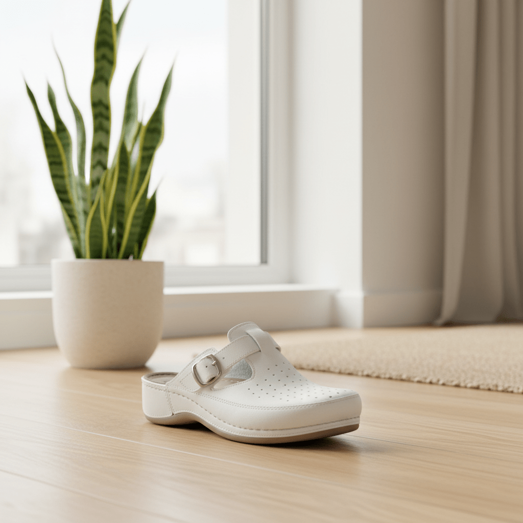 Ženske Anatomske Klompe – Klompe i Papuče – 37 Bijela – slika 4