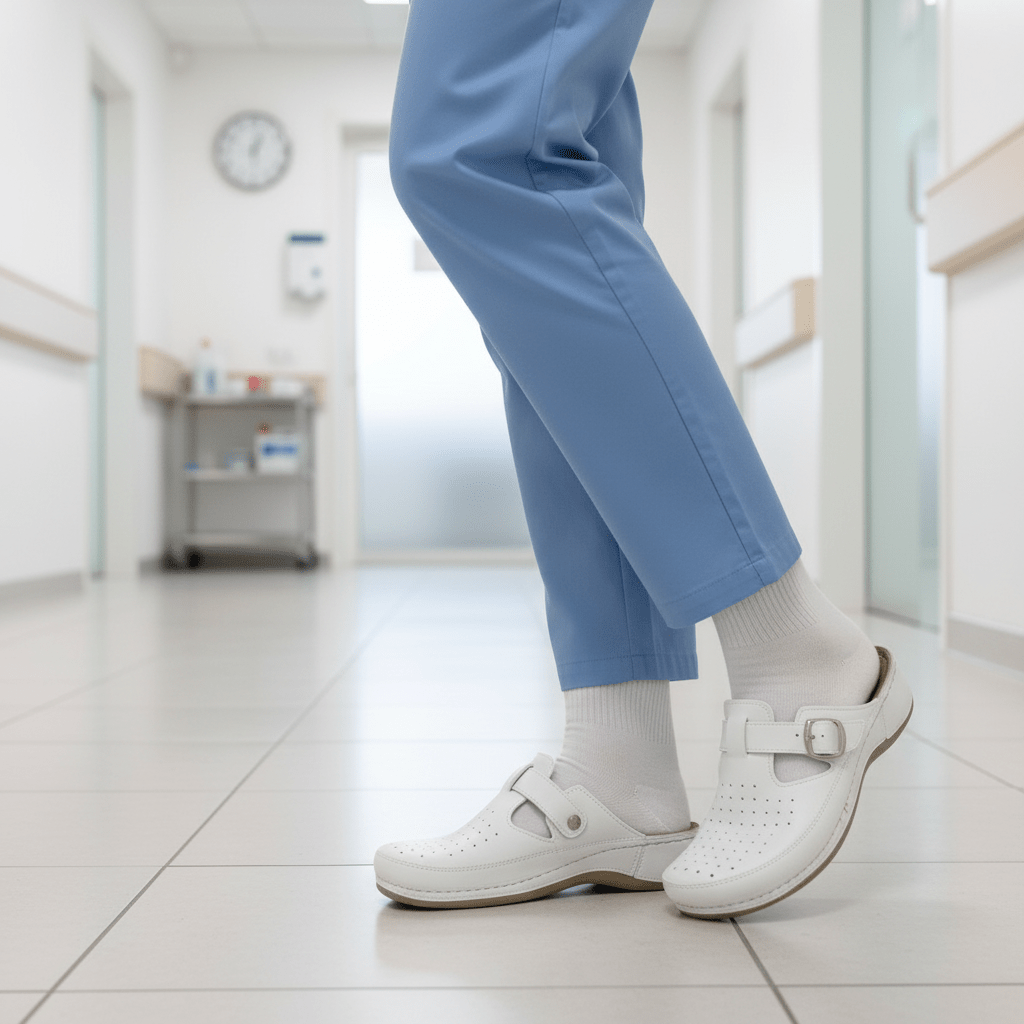 Ženske Anatomske Klompe – Klompe i Papuče – 37 Bijela – slika 3