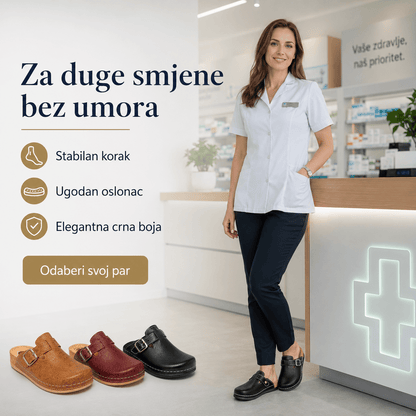 Ženske Anatomske Klompe Solea – – Smeđa 37 – slika 6