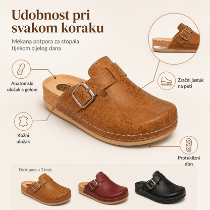 Ženske Anatomske Klompe Solea – – Smeđa 37 – slika 2